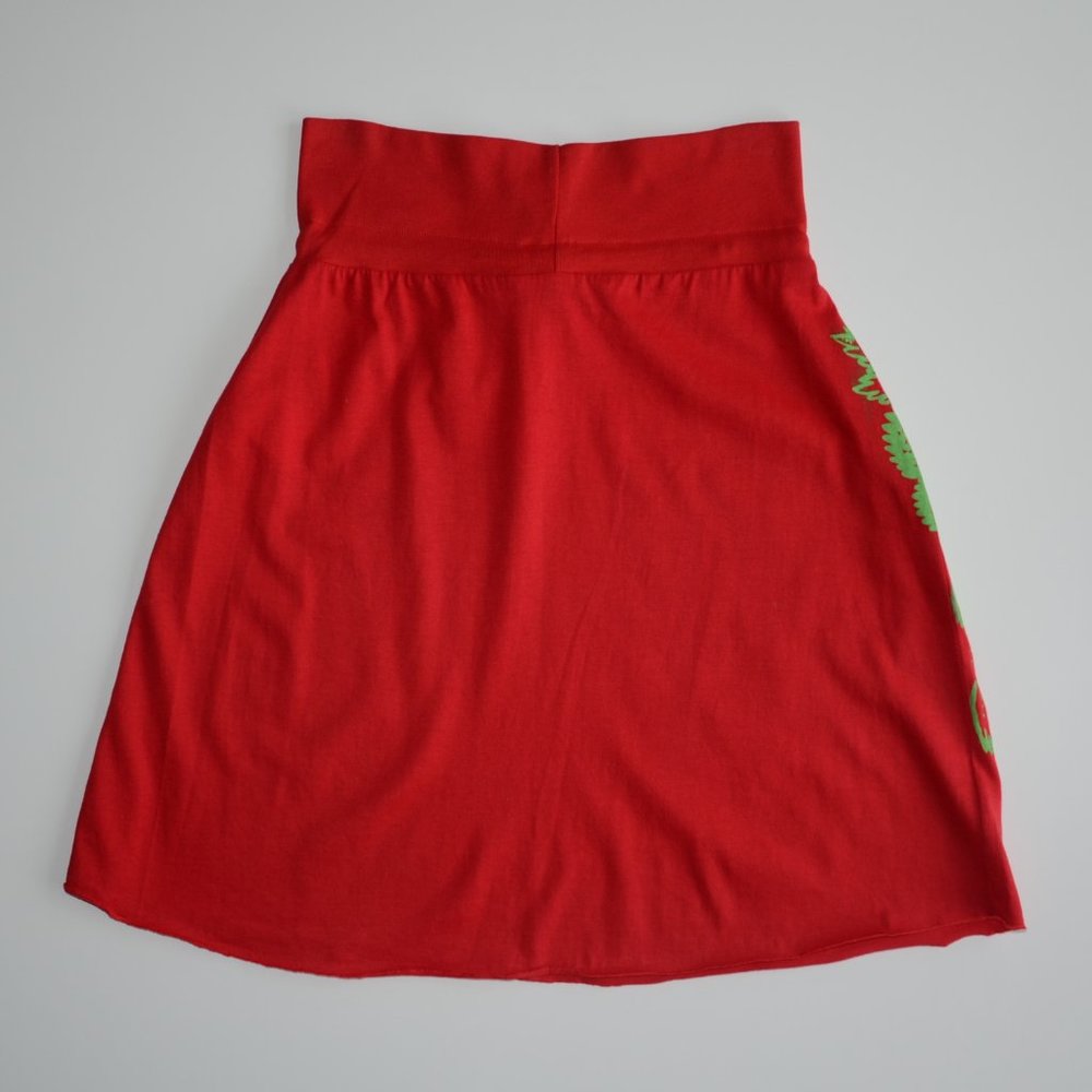 COLIN'S Beautiful Geisha Girl Jersey Midi Skirt, red - Picture 7 of 16
